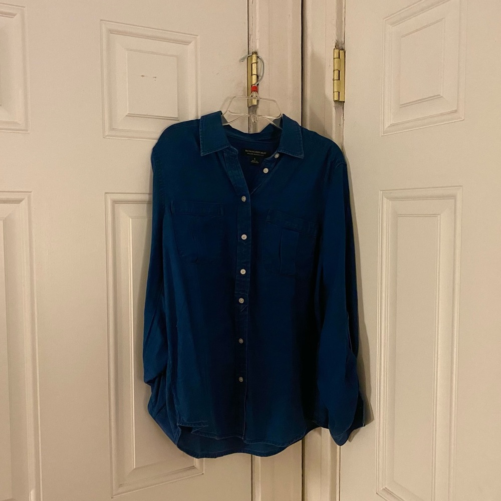 Banana Republic Soft Denim Button-up